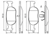 Колодки гальмівні (передні) Fiat Punto 99-12 0 986 494 852 BOSCH 0-986-494-852 (фото 7)