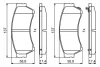 Колодки гальмівні (передні) Mazda 6 07-13 0 986 494 860 BOSCH 0-986-494-860 (фото 7)