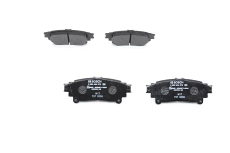 Колодки гальмівні (задні) Toyota Prius 11-/Lexus GS 12-/RC 14- 0 986 494 873 BOSCH 0-986-494-873