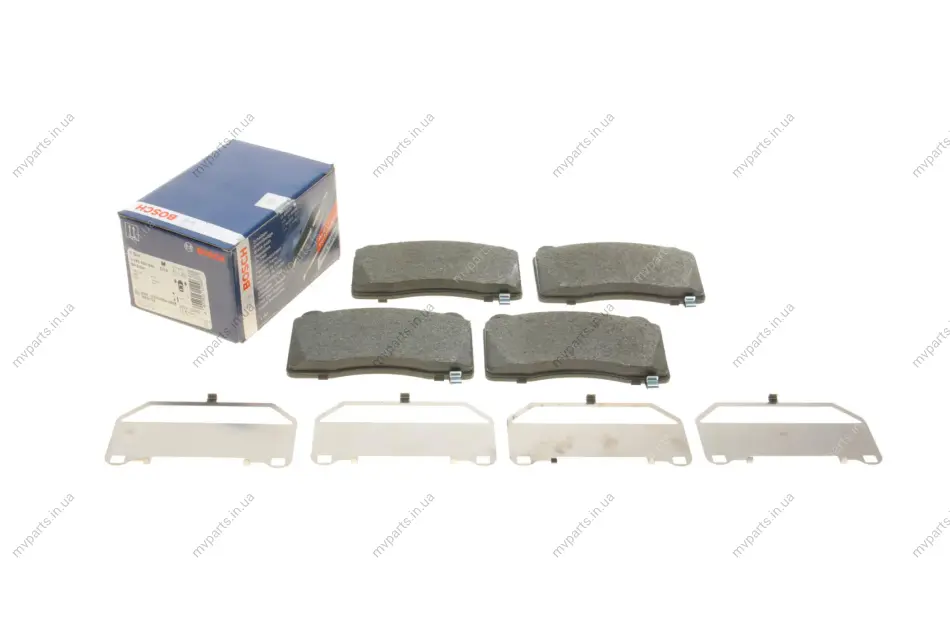 Колодки гальмівні (передні) Cadillac Ats/Cts/Opel Astra/Tesla Model S/X 03- 0 986 494 880 BOSCH 0-986-494-880 (фото 1)