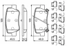 Колодки гальмівні (задні) Toyota Avensis 08-18 (з прижимною пластиною) = 0986494403 0 986 494 933 BOSCH 0-986-494-933 (фото 5)