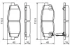 Колодки гальмівні (задні) Subaru Forester 13- 0 986 495 135 BOSCH 0-986-495-135 (фото 5)