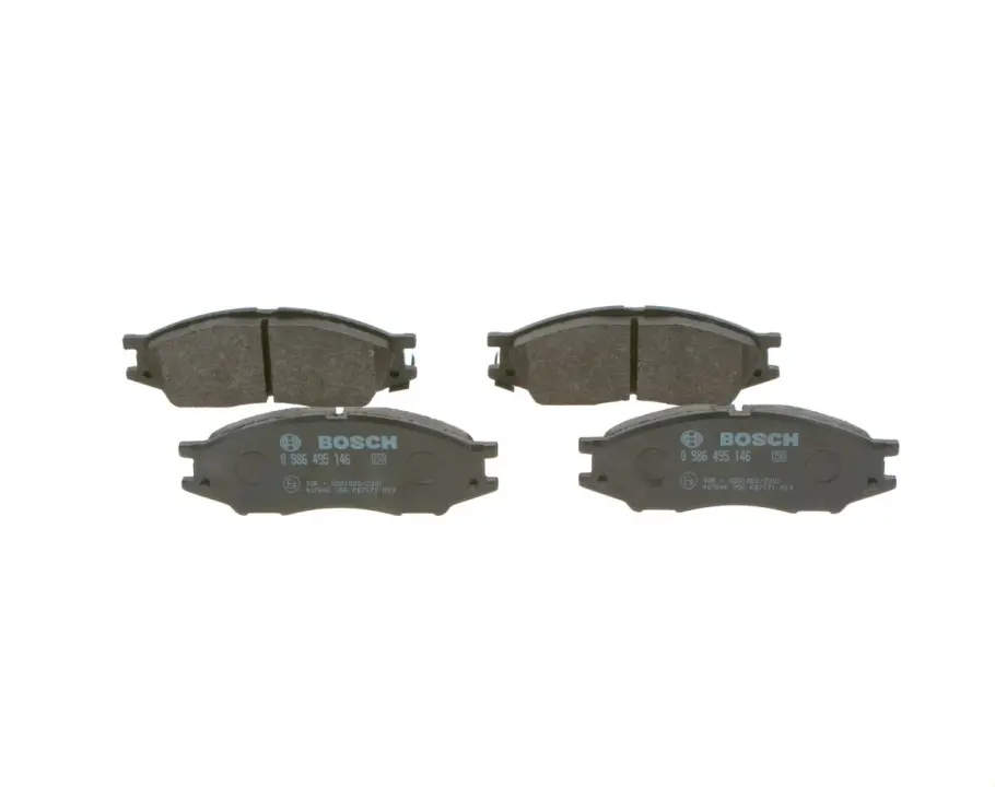 Колодки гальмівні (передні) Nissan Almera II 02-/Sunny 00-03 0 986 495 146 BOSCH 0-986-495-146 (фото 1)