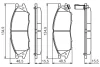 Колодки гальмівні (передні) Nissan Almera II 02-/Sunny 00-03 0 986 495 146 BOSCH 0-986-495-146 (фото 7)