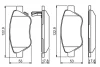 Колодки гальмівні (передні) Opel Corsa D 06-14 0 986 495 237 BOSCH 0-986-495-237 (фото 7)