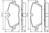 Колодки гальмівні (передні) BMW 1 (E81/E82/E87/E88) 04-13/2 (F45) 14-18 замінено на 0986494588 0 986 495 251 BOSCH 0-986-495-251 (фото 7)