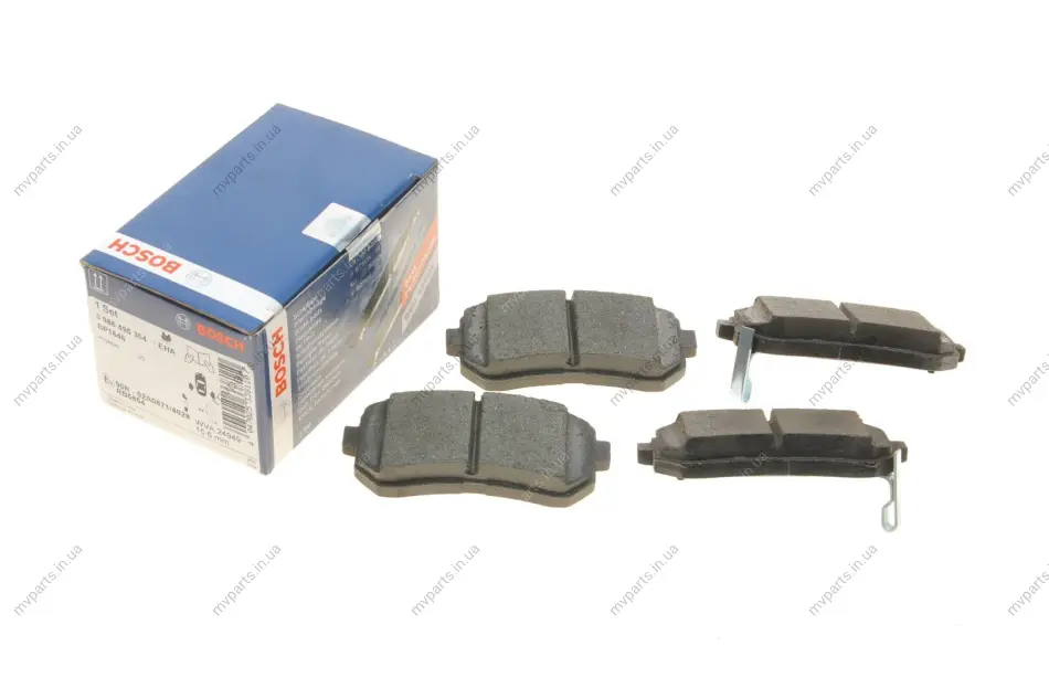 Колодки гальмівні (задні) Hyundai Accent/I20/I30/Ix35/Sonata/Kia Ceed/Rio/Sportage 1.2-3.3 05- 0 986 495 354 BOSCH 0-986-495-354 (фото 1)