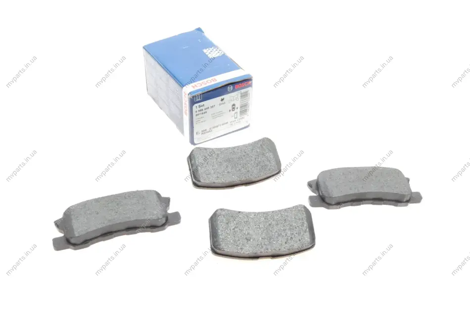 Колодки гальмівні (задні) Mitsubishi Outlander 06-12/Pajero 90-/Peugeot 4007/4008 07- 0 986 495 357 BOSCH 0-986-495-357 (фото 1)