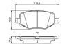Колодки гальмівні (задні) Ford USA Explorer 10- 0 986 495 395 BOSCH 0-986-495-395 (фото 5)