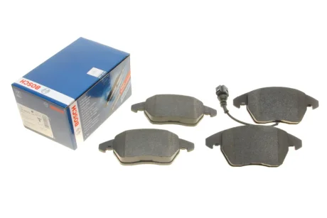 Колодки гальмівні (передні) VW Caddy 03-15 (з датчиком) 0 986 495 412 BOSCH 0-986-495-412