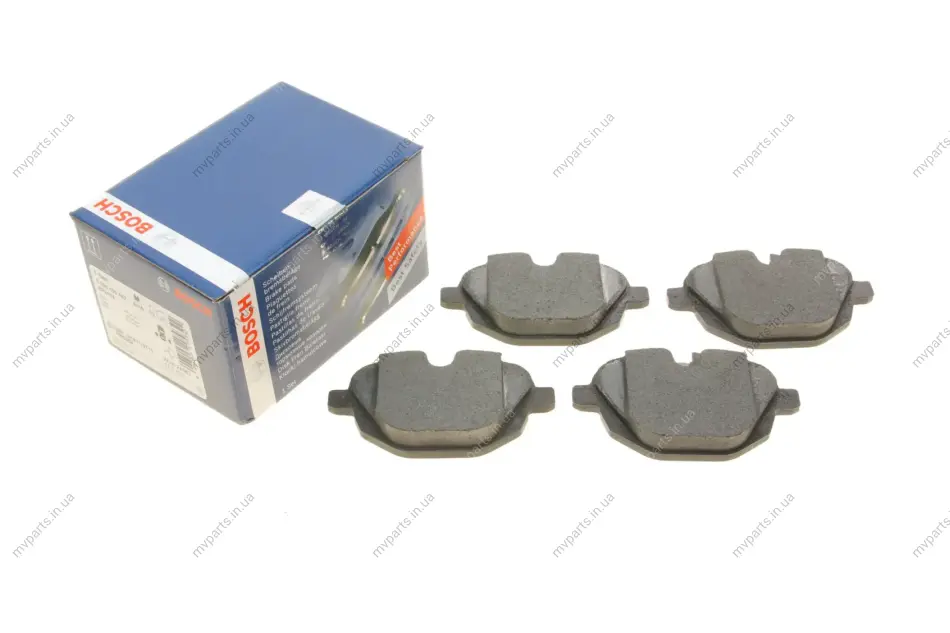 Колодки гальмівні (задні) BMW 5 (F07/F10-11) 09-17/(G30-31/F90)/6 (G32)/7 (G11-12) 16- 0 986 495 442 BOSCH 0-986-495-442 (фото 1)