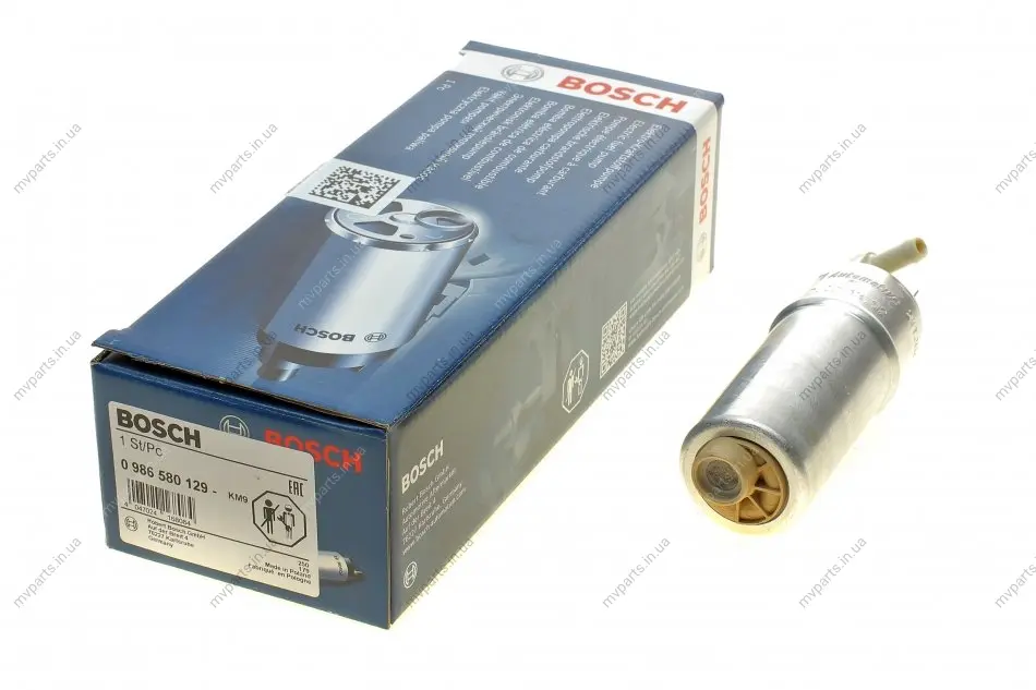 Насос паливний електричний BMW 5 (E39) 95-04 M52/M54/M62 0 986 580 129 BOSCH 0-986-580-129 (фото 1)