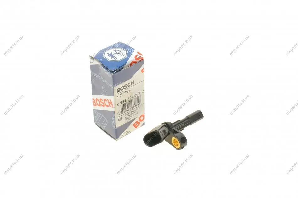 Датчик ABS (задній) Audi A3/Q3/TT/Skoda Octavia/SuperB/VW Golf/Jetta/Passat/Touran 1.2-3.6 03- (R) 0 986 594 507 BOSCH 0-986-594-507 (фото 1)