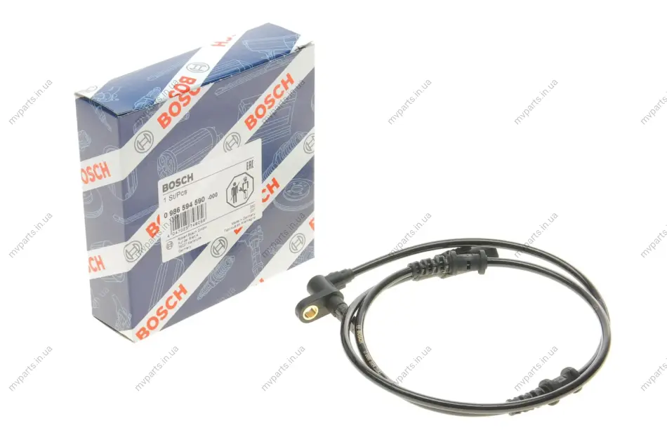 Датчик ABS (передній) MB Sprinter/VW Crafter 06- 0 986 594 590 BOSCH 0-986-594-590 (фото 1)