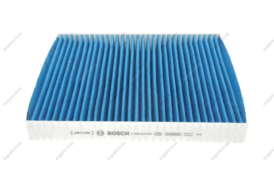 Фільтр салону Skoda Fabia/Roomster/VW Polo 99-10 (вугільний/антиалергенний) 0 986 628 604 BOSCH 0-986-628-604 (фото 1)