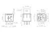 Реле багатофункціональне (12V) Hyundai/Toyota 0 986 AH0 250 BOSCH 0-986-AH0-250 (фото 5)