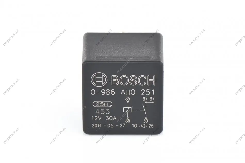 Реле багатофункціональне (12V) MB Sprinter/Vito (W638) -06 0 986 AH0 251 BOSCH 0-986-AH0-251 (фото 1)