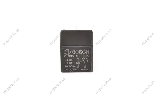 Реле поворотів (24V) Man/MB/Scania (5 контактів) = 0 332 204 202 0 986 AH0 615 BOSCH 0-986-AH0-615 (фото 1)