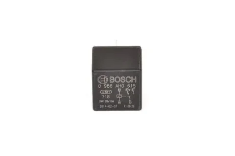 Реле поворотів (24V) Man/MB/Scania (5 контактів) = 0 332 204 202 0 986 AH0 615 BOSCH 0-986-AH0-615