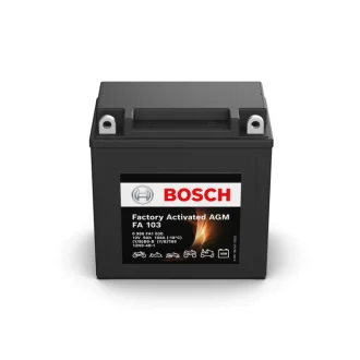 Акумуляторна батарея 9Ah/100A (135x75x139/+L/B0) (AGM) Factory Activated AGM 0 986 FA1 030 BOSCH 0-986-FA1-030