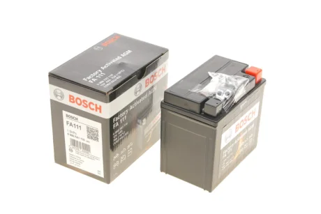 Акумуляторна батарея 4Ah/70A (113x70x105/+R/B0) (AGM) Factory Activated AGM 0 986 FA1 110 BOSCH 0-986-FA1-110