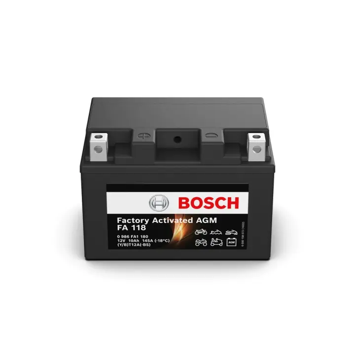 Акумуляторна батарея 10Ah/145A (150x88x105/+L/B0) (AGM) Factory Activated AGM 0 986 FA1 180 BOSCH 0-986-FA1-180 (фото 1)