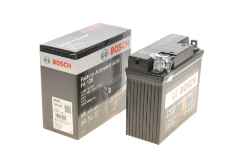 Акумуляторна батарея 18Ah/250A (186x82x171/+R/B0) (AGM) Factory Activated AGM 0 986 FA1 200 BOSCH 0-986-FA1-200