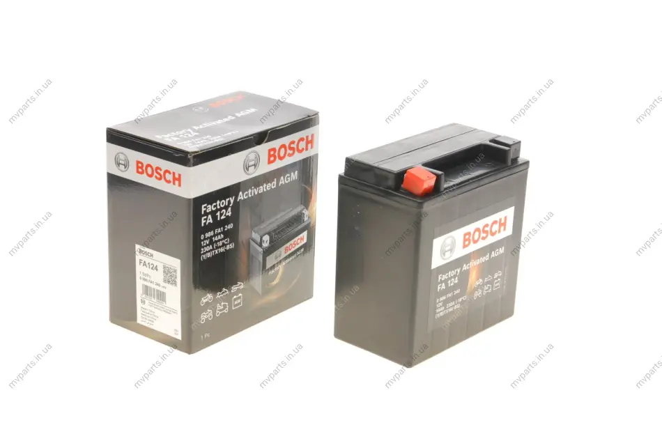 Акумуляторна батарея 14Ah/230A (150x87x161/+L/B0) (AGM) Factory Activated AGM 0 986 FA1 240 BOSCH 0-986-FA1-240 (фото 1)