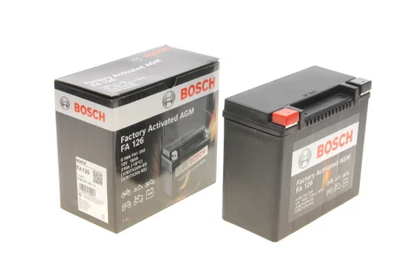 Акумуляторна батарея 18Ah/310A (176x89x154/+L/B0) (AGM) Factory Activated AGM 0 986 FA1 260 BOSCH 0-986-FA1-260
