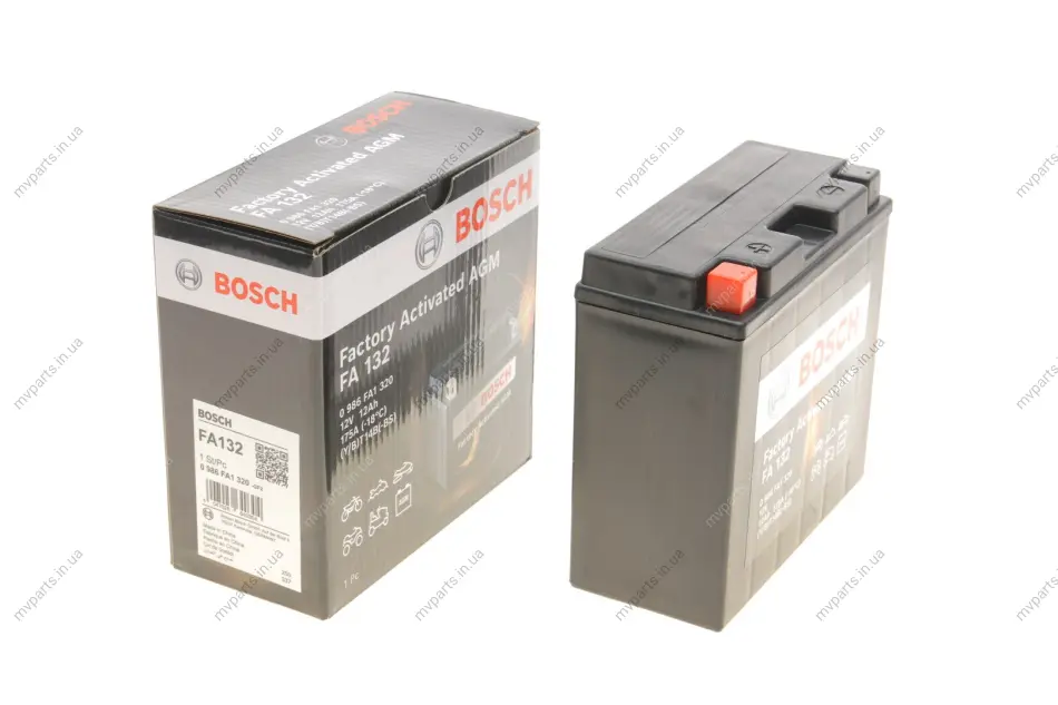 Акумуляторна батарея 12Ah/175A (150x70.1x145/+L/B0) (AGM) Factory Activated AGM 0 986 FA1 320 BOSCH 0-986-FA1-320 (фото 1)