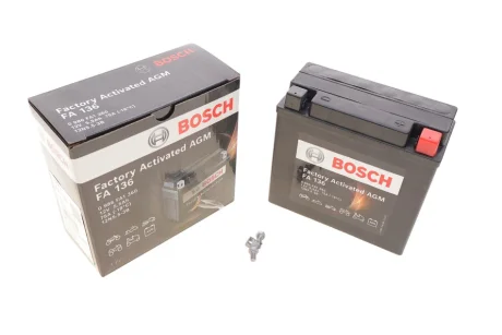 Акумуляторна батарея 5.5Ah/75A (135x60x130/+R/B0) Factory Activated AGM 0 986 FA1 360 BOSCH 0-986-FA1-360