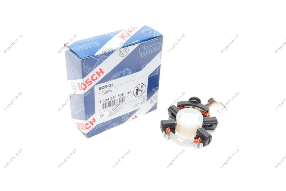 Щіткотримач стартера VW Golf/Polo 1.2-1.6 05- 1 004 336 506 BOSCH 1-004-336-506 (фото 1)