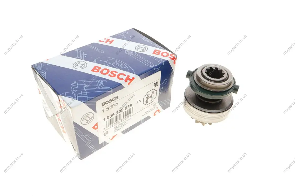 Бендикс стартера Renault Master/Opel Vivaro 97-01 1 006 209 538 BOSCH 1-006-209-538 (фото 1)