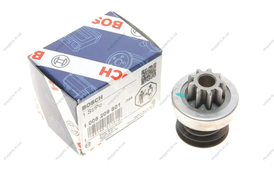 Механізм вільного ходу стартера WV LT 28-35/28-46 2.3 96-06 1 006 209 801 BOSCH 1-006-209-801 (фото 1)
