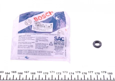 Прокладка форсунки ущільнююча Audi A6/Opel Astra B/G 89-05 (кільце) 1 280 210 711 BOSCH 1-280-210-711