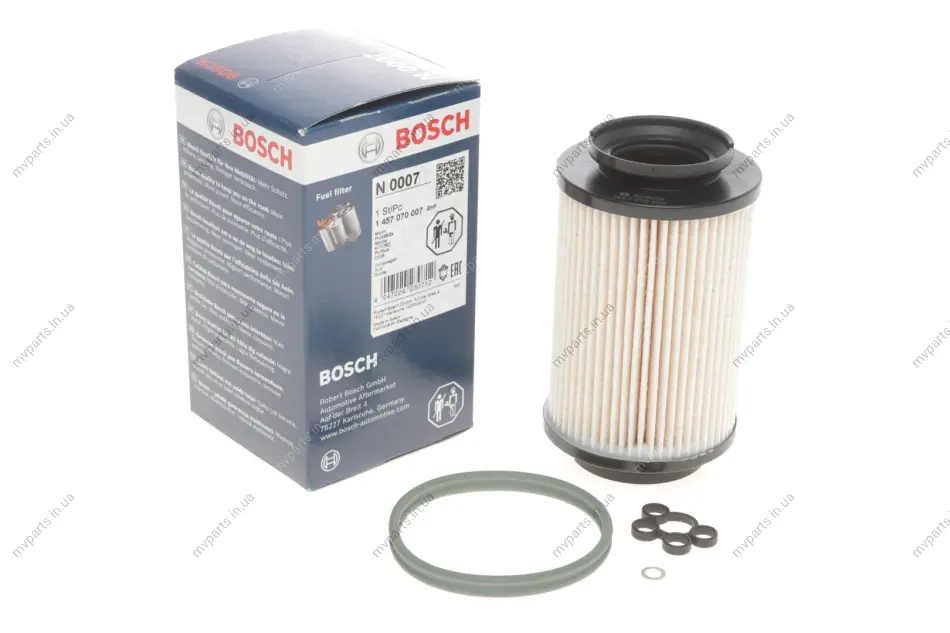 Фільтр паливний VW Caddy 1.9TDI-2.0SDI (5 болтів) 1 457 070 007 BOSCH 1-457-070-007 (фото 1)