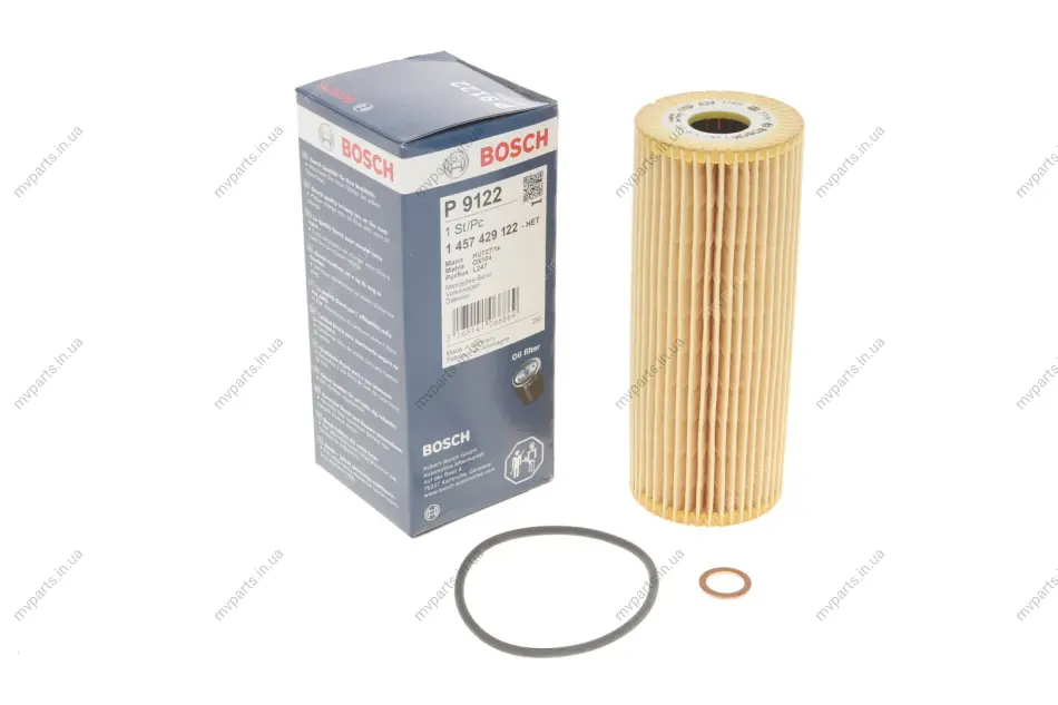Фільтр масляний MB (W124 280E/W124 300-24V) 89- 1 457 429 122 BOSCH 1-457-429-122 (фото 1)