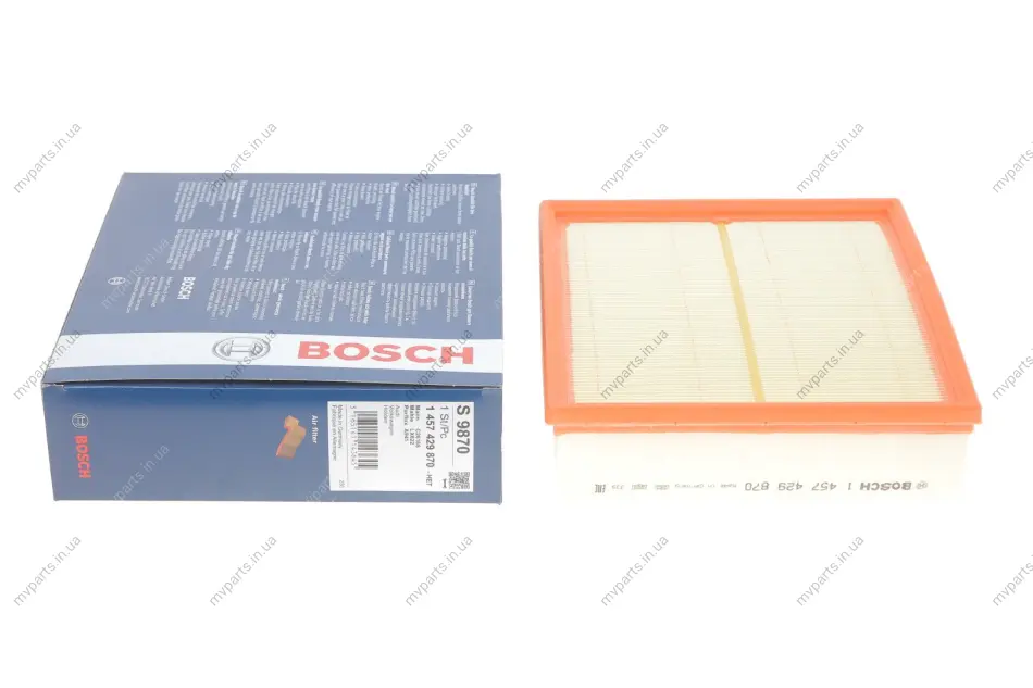 Фільтр повітряний Audi A4/VW Passat 1.8T-1.9TDI 94- 1 457 429 870 BOSCH 1-457-429-870 (фото 1)