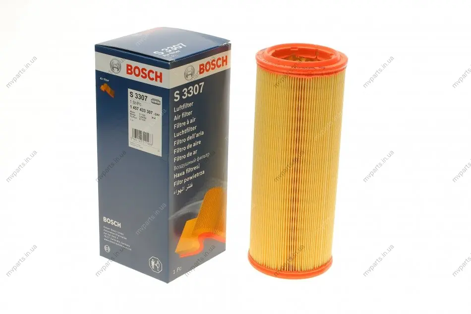 Фільтр повітряний Fiat Doblo 1.6i/1.9D/JTD 01- 1 457 433 307 BOSCH 1-457-433-307 (фото 1)
