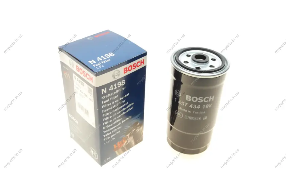 Фільтр паливний Hyundai Elantra/Santa Fe I 2.0D 01-06 1 457 434 198 BOSCH 1-457-434-198 (фото 1)