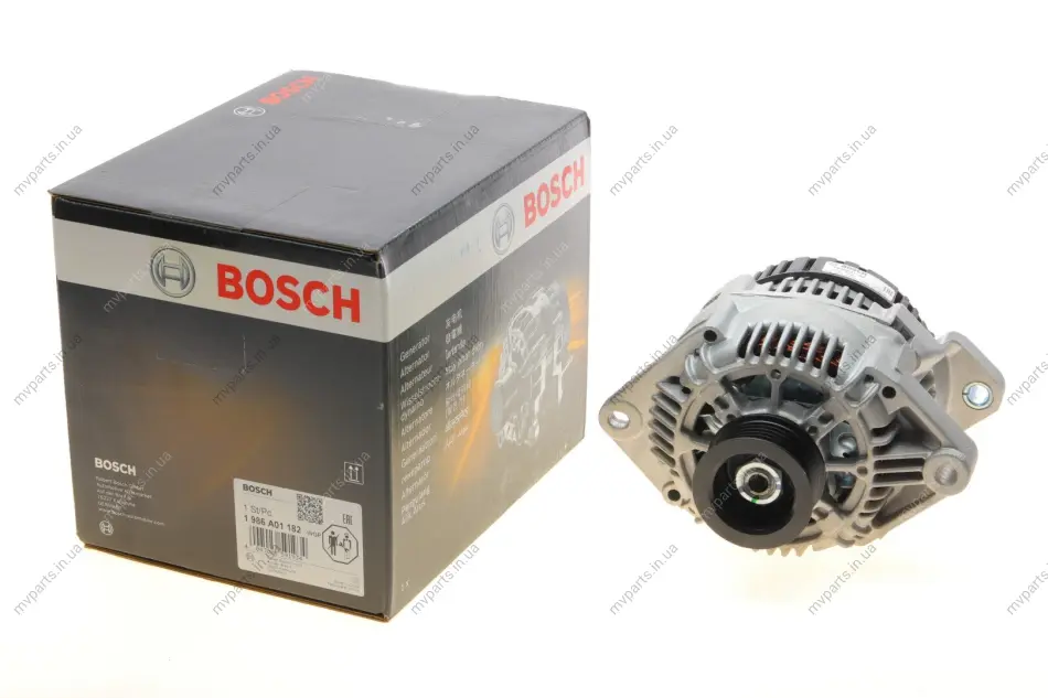 Генератор Opel Movano/Renault Master II/Trafic 2.5D/2.8D 98-01 (12V/75A) 1 986 A01 182 BOSCH 1-986-A01-182 (фото 1)