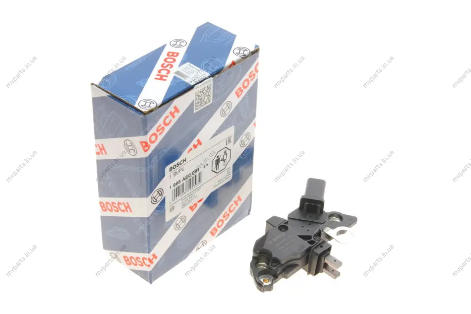 Реле генератора (14V) Citroen Berlingo/C4/Jumpy Fiat Ducato/Scudo/Peugeot Partner 99- 1 986 AE0 091 BOSCH 1-986-AE0-091 (фото 1)