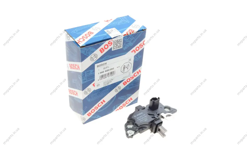 Реле генератора (12V) Renault Kangoo 1.6 01- 1 986 AE0 092 BOSCH 1-986-AE0-092 (фото 1)