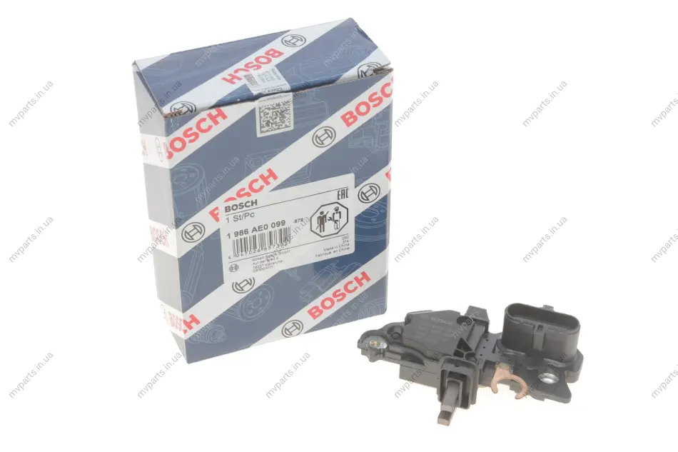 Реле генератора Daf CF 85/XF 105/Volvo 7700/9700/9900/B11 9.4D/12.8D 06- 1 986 AE0 099 BOSCH 1-986-AE0-099 (фото 1)