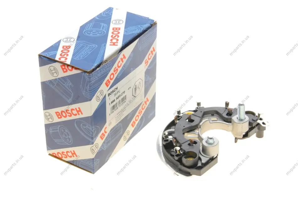 Міст генератора діодний VW Caddy III/IV 1.2-2.0 TSI/TDI 04- 1 986 AE0 270 BOSCH 1-986-AE0-270 (фото 1)
