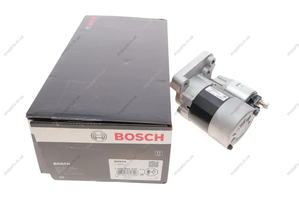 Стартер Renault Clio/Kangoo/Megane/Scenic/Dacia Dokker/Duster 1.4-1.6 97- (0,8kw) 1 986 S00 579 BOSCH 1-986-S00-579 (фото 1)