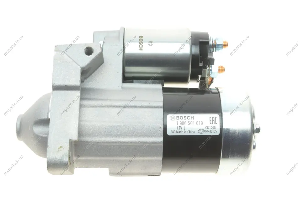 Стартер Renault Kangoo/Clio II/III/Megane/Scenic II/Dacia Logan 1.5dCi 01- (1.2kw) 1 986 S01 019 BOSCH 1-986-S01-019 (фото 1)
