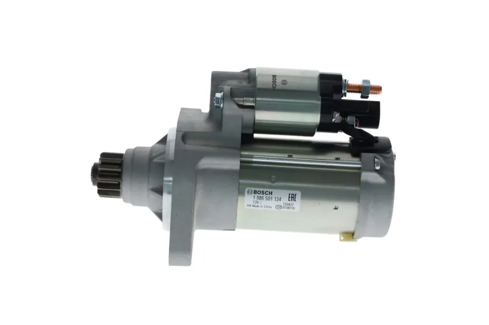 Стартер Audi A3/Seat Leon/Skoda Octavia III/Caddy III/Golf VI 1.2 D 08- (12V/2.0kw) 1 986 S01 124 BOSCH 1-986-S01-124 (фото 1)