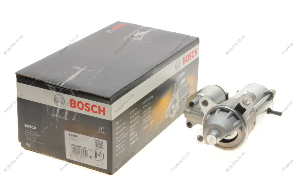 Стартер Ford Escort/Focus/Mondeo II 1.6-2.0 95-13 (12V/1.2kw) 1 986 S01 205 BOSCH 1-986-S01-205 (фото 1)