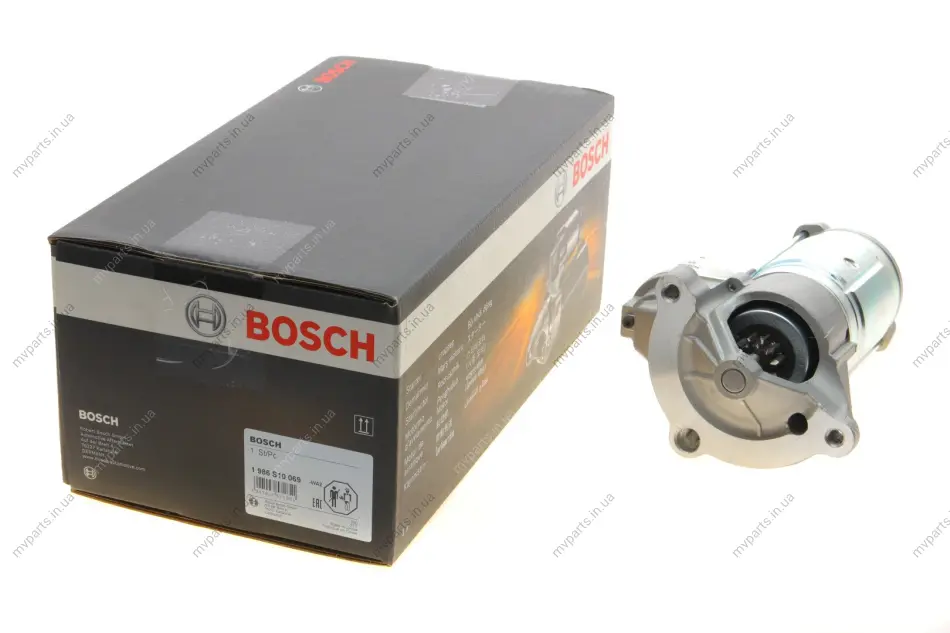 Стартер Citroen C4/C5 1.9-2.2D 98- (1.9kw) (12V) 1 986 S10 069 BOSCH 1-986-S10-069 (фото 1)